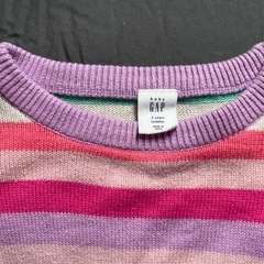 Gap kids カラフルストライプニットセーターの画像