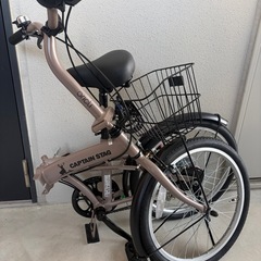 CAPTAIN  STAG 折りたたみ自転車　未使用の画像