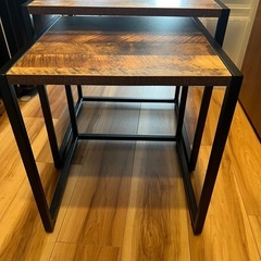 《12/22中までに引き取りに来ていただける方！》
サイドテーブル/2個セットの画像
