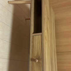 【取り引き調整中】引き出し付きローテーブル 90cmの画像