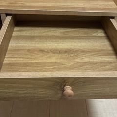 【取り引き調整中】引き出し付きローテーブル 90cmの画像
