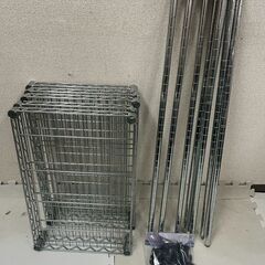 アイリスオーヤマ 5段 メタルラック キャスター付き 収納ラックの画像