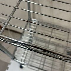 アイリスオーヤマ 5段 メタルラック キャスター付き 収納ラックの画像