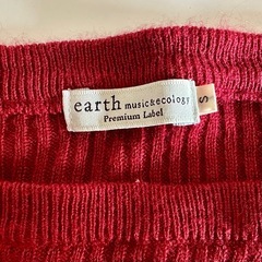 earth music&ecology リブニット Sの画像