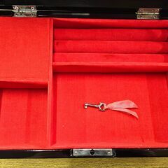 和風ジュエリーボックス（曲:乙女の祈り）鏡・鍵付きの画像