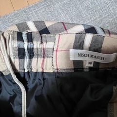 MISCH MASCH チェック柄　フレアスカート M ミッシュマッシュの画像
