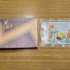 昭和レトロ ガラス角小皿① 安達瞳子デザインの画像