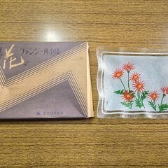 昭和レトロ ガラス角小皿② 安達瞳子デザインの画像