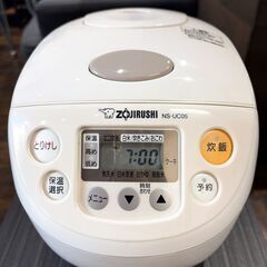 美品 ZOJIRUSIHI 象印 炊飯器 3合炊き NS-UC05の画像