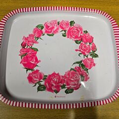 金属トレー 高島屋 バラの画像