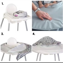 食事便利アイテムベビー用ケープの画像