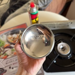 ガスコンロ、鍋セットの画像