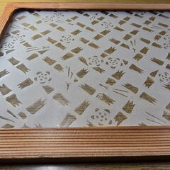 昭和レトロガラス すりガラスの画像