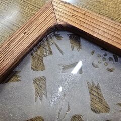 昭和レトロガラス すりガラスの画像