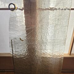 昭和レトロガラス 石目・ロックラル 割れの画像