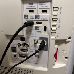 シャープ　アクオス液晶テレビ、ブルーレイレコーダー、ラックのセットの画像