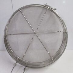 ザル　手付　揚ザル　65cm　ステンレス製【引き取り限定】の画像