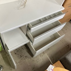 O 2512-477 松田家具　キッチンカウンター　上下分割可　別売り不可　キズ汚れ有りの画像