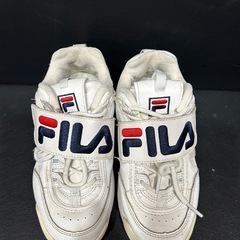 フィラ ディスラプター 2 アップリケ FILA DISRUPTOR II APPLIQUE White/Blue/Red 5fm00075-125 ウィメンズ レディース スニーカー ベルクロ ホワイトの画像