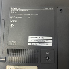 値下げ美品◆SONY/VAIOー MODEL PCG-11211Nの画像