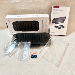新品未使用　人気！携帯便利 Switch2 保護ケース 全包カバー 軽量 半透明ブラックの画像