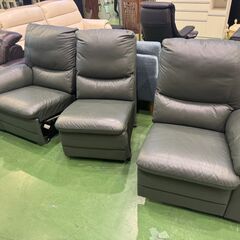 【愛品館八千代店】CALIAITALIA　カリアイタリア　3人掛　総本革リクライニングソファの画像