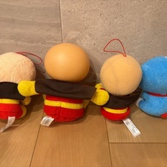 アンパンマン　ドラえもん　ぬいぐるみの画像