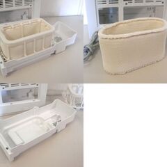 気化式加湿器 2022年製 パナソニック FE-KXU07 ナノイー搭載 ヒーターレス気化式加湿機 ホワイト 元箱あり 札幌市の画像