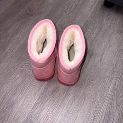 子供ブーツ (ピンク)の画像