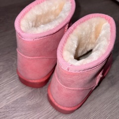 子供ブーツ (ピンク)の画像