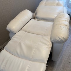 電動リクライニングソファー　一人用の画像
