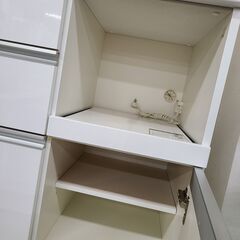 J1944【リユースのサカイ柏店】共和産業　キッチンボード　ホワイト　クリーニング済みの画像