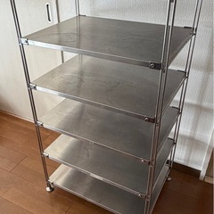 無印良品 ステンレスユニットシェルフの画像