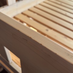 2段ベッド  組立て分解可能の画像