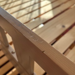 2段ベッド  組立て分解可能の画像