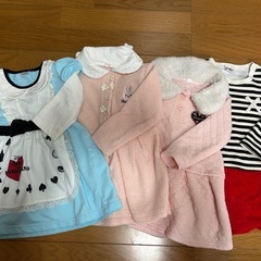 女の子冬服18着セット90サイズの画像