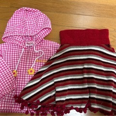 女の子冬服18着セット90サイズの画像