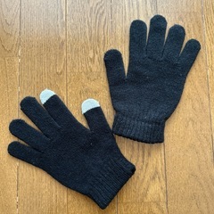 ニット帽子＆手袋の画像