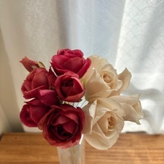 布で作る花　布花アートフラワー教室　の画像