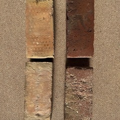 赤レンガほか　ブロック4個の画像