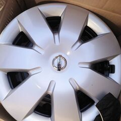 4本セット 日産 14インチ 鉄チンホイール キャップ付の画像