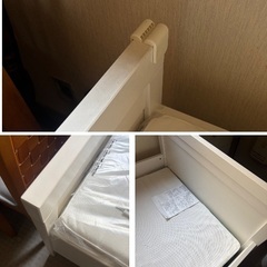 IKEA キッズ 伸長式ベッド+スプリング　SUNDVIKの画像