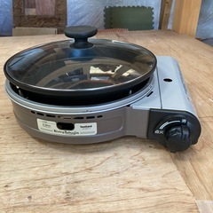 カセットコンロ付きグリルパンの画像