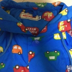 レインコート　90 ミキハウスの画像