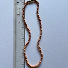 オレンジネックレスの画像