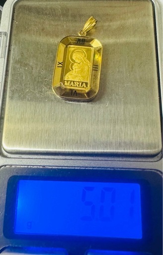 総重量16g24k18k喜平ネックレス、トップ