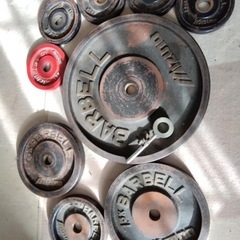 ダンベルのセットの画像