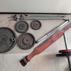 ダンベルのセットの画像