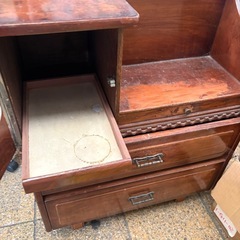 配達可能　レトロ鏡台　無料　0円　の画像