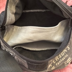 デニム.ウエストバッグの画像